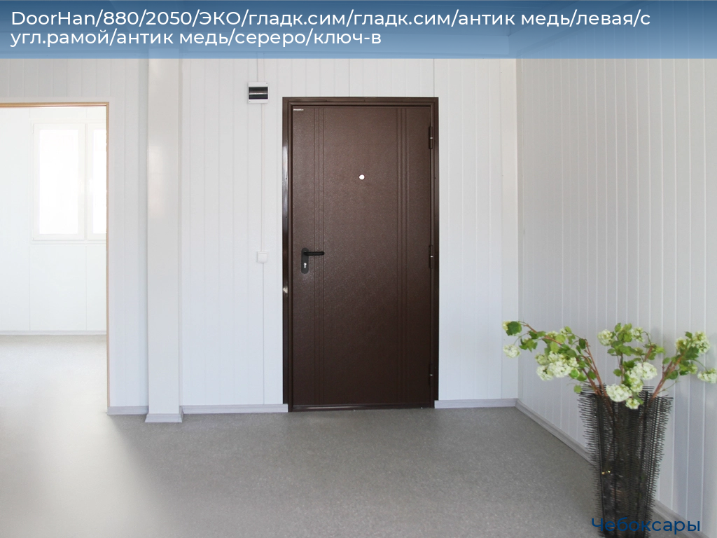 DoorHan/880/2050/ЭКО/гладк.сим/гладк.сим/антик медь/левая/с угл.рамой/антик медь/сереро/ключ-в, cheboksary.doorhan.ru