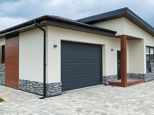 Секционные ворота 2500х2100 мм антрацитовые DoorHan RSD02, cheboksary.doorhan.ru