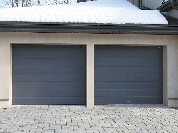 Секционные ворота 2500х2100 мм антрацитовые DoorHan RSD02, cheboksary.doorhan.ru